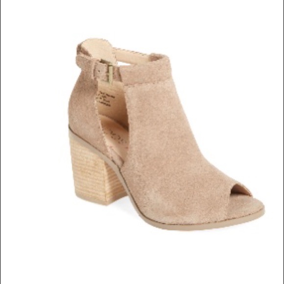 Sole Society Shoes - Sole Society Open Toe Bootie